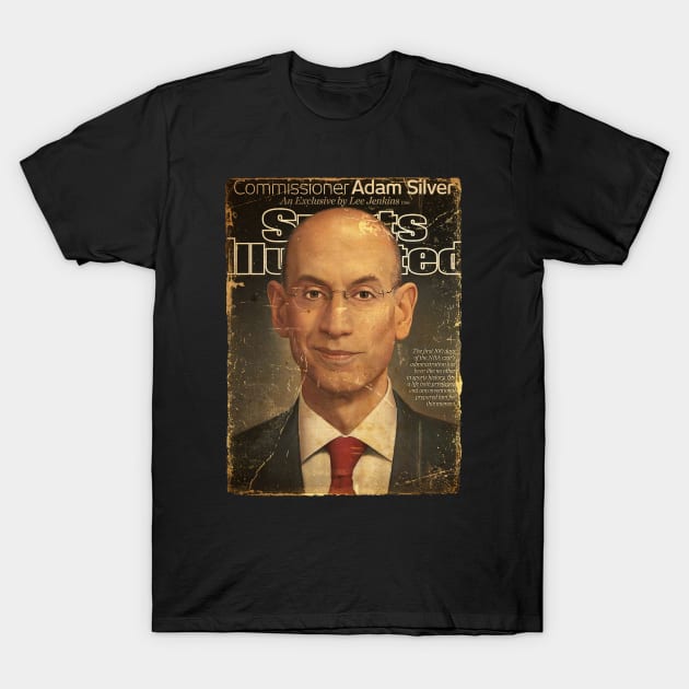 COVER SPORT - SPORT ILLUSTRATED - COMMISSIONER ADAM SILVER T-Shirt by FALORI